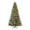 CC Christmas Decor Pre-lit Frosted Berry Spruce Artificial Christmas Tree - 7.5’ - White LED Lights